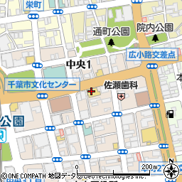 セブンイレブン千葉中央２丁目店周辺の地図