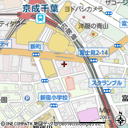 昭和リース株式会社　千葉オフィス周辺の地図