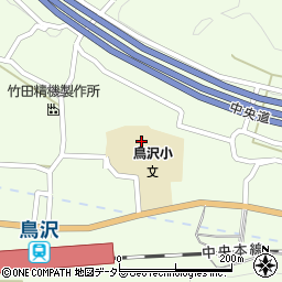 大月市立鳥沢小学校周辺の地図