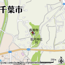 日蓮宗法鏡山長善寺周辺の地図