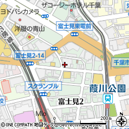 カラオケまねきねこ 千葉中央店周辺の地図