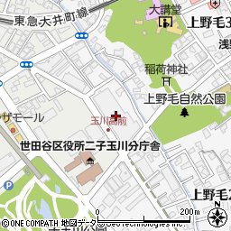 東京都世田谷区上野毛3丁目23周辺の地図