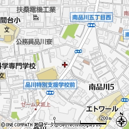 ＥＸＡＭ大井町ゼームズ坂周辺の地図