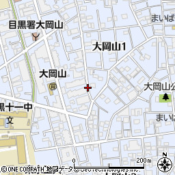 東京都目黒区大岡山1丁目周辺の地図