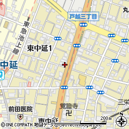 東京都品川区東中延1丁目5-10周辺の地図