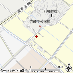 千葉県山武市寺崎周辺の地図
