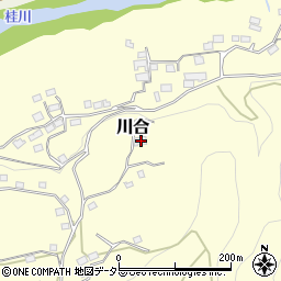 山梨県上野原市川合3675周辺の地図