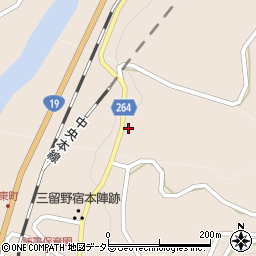 長野県木曽郡南木曽町新町周辺の地図
