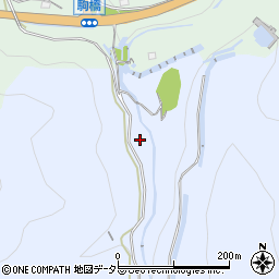 山梨県大月市大月町駒橋周辺の地図