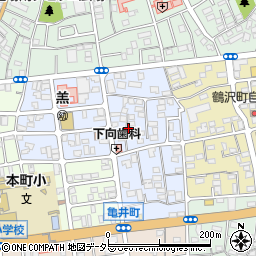千葉県千葉市中央区東本町周辺の地図