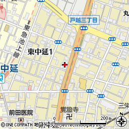 東京都品川区東中延1丁目5-9周辺の地図