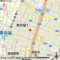 東京都品川区東中延1丁目5-13周辺の地図