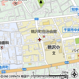 千葉県千葉市中央区鶴沢町10-15周辺の地図