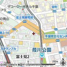 レンジャージム千葉周辺の地図