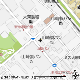 デイリーヤマザキ美浜新港店周辺の地図