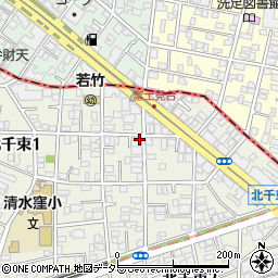 東京都大田区北千束1丁目12-20周辺の地図