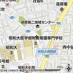 東京都品川区旗の台1丁目2-6周辺の地図