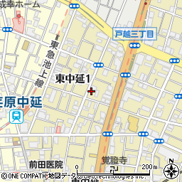 東京都品川区東中延1丁目5-17周辺の地図