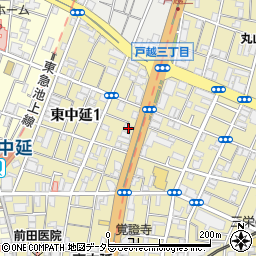 東京都品川区東中延1丁目5-7周辺の地図
