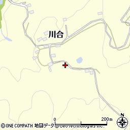 山梨県上野原市川合271周辺の地図