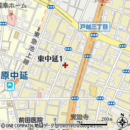 東京都品川区東中延1丁目5-18周辺の地図
