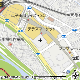 二子玉川エクセルホテル東急周辺の地図