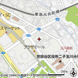 東京都世田谷区玉川1丁目17-22周辺の地図