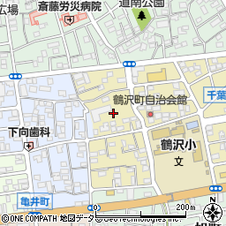 千葉県千葉市中央区鶴沢町10周辺の地図