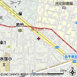 東京都大田区北千束1丁目10-3周辺の地図