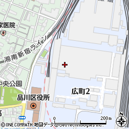 東京都品川区広町2丁目周辺の地図