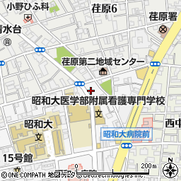 東京都品川区旗の台1丁目2-30周辺の地図