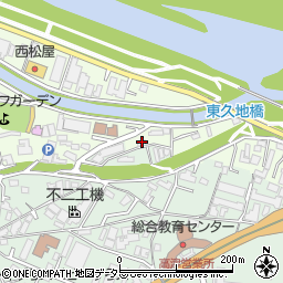 芳賀建材工業株式会社　久地工場周辺の地図