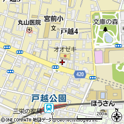 みずほ銀行戸越支店 ＡＴＭ周辺の地図