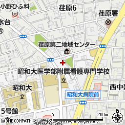 東京都品川区旗の台1丁目2-4周辺の地図