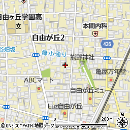 癒しと温かな手の学校周辺の地図