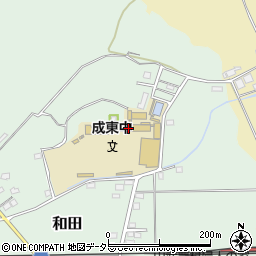 山武市立成東中学校周辺の地図