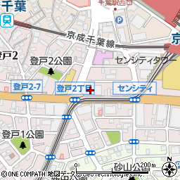七田式　千葉駅前教室周辺の地図