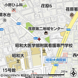 東京都品川区旗の台1丁目2-1周辺の地図