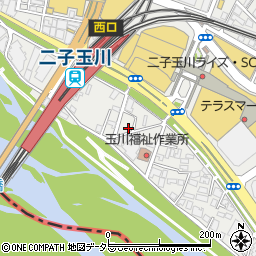 東京都世田谷区玉川1丁目8-15周辺の地図