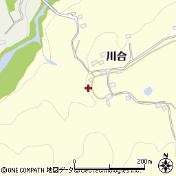 山梨県上野原市川合225-3周辺の地図