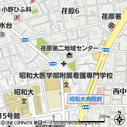東京都品川区旗の台1丁目2-3周辺の地図