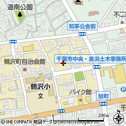 千葉県千葉市中央区鶴沢町12周辺の地図