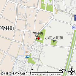 円妙寺周辺の地図