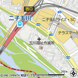 東京都世田谷区玉川1丁目8-14周辺の地図