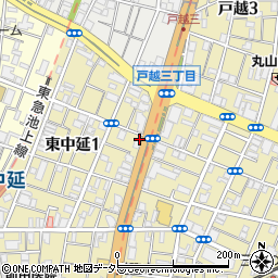 東京都品川区東中延1丁目5-4周辺の地図