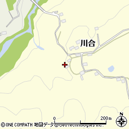 山梨県上野原市川合225周辺の地図