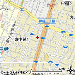 東京都品川区東中延1丁目5-3周辺の地図