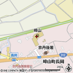 京丹後市　峰山地域子育て支援センター周辺の地図