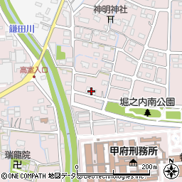 山梨県甲府市堀之内町959周辺の地図