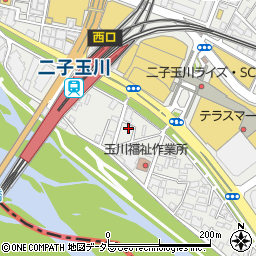 東京都世田谷区玉川1丁目8-4周辺の地図